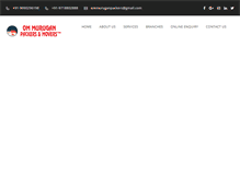 Tablet Screenshot of muruganpackers.com